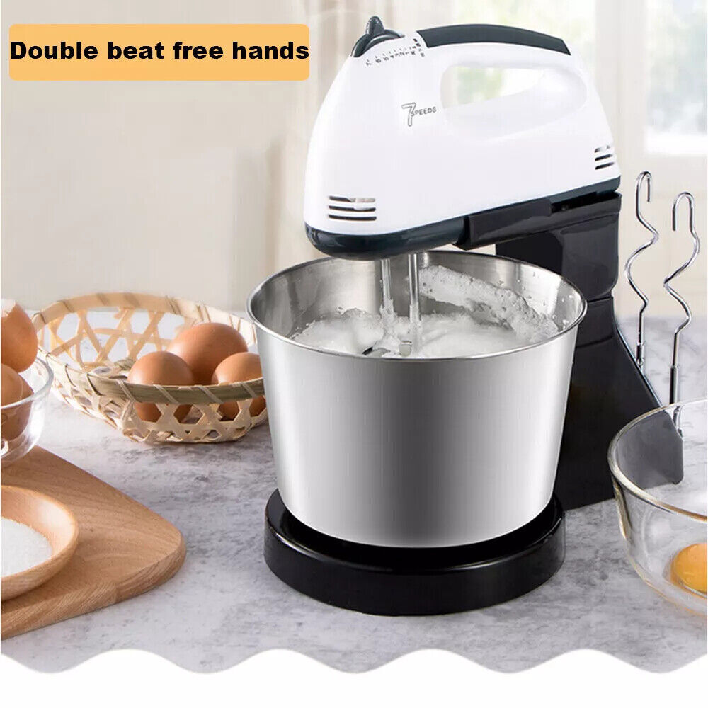 7-Speed Electric Stand Mixer Multifunctional Food Blender & Dough Kneader With Mixing Bowl