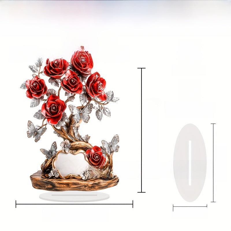Acrylic Rose Desktop Decoration