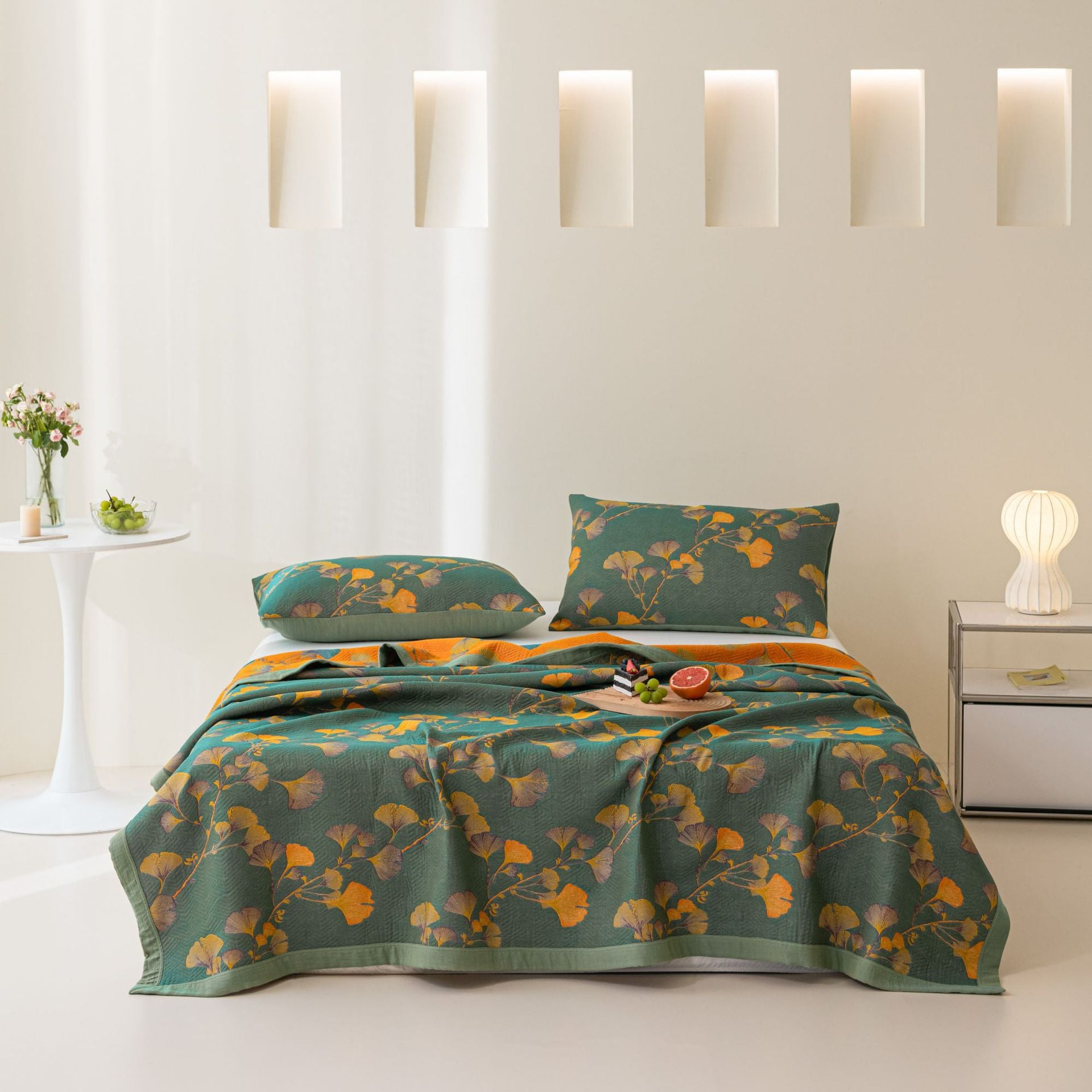 Jacquard Gauze Bed Cover Blanket